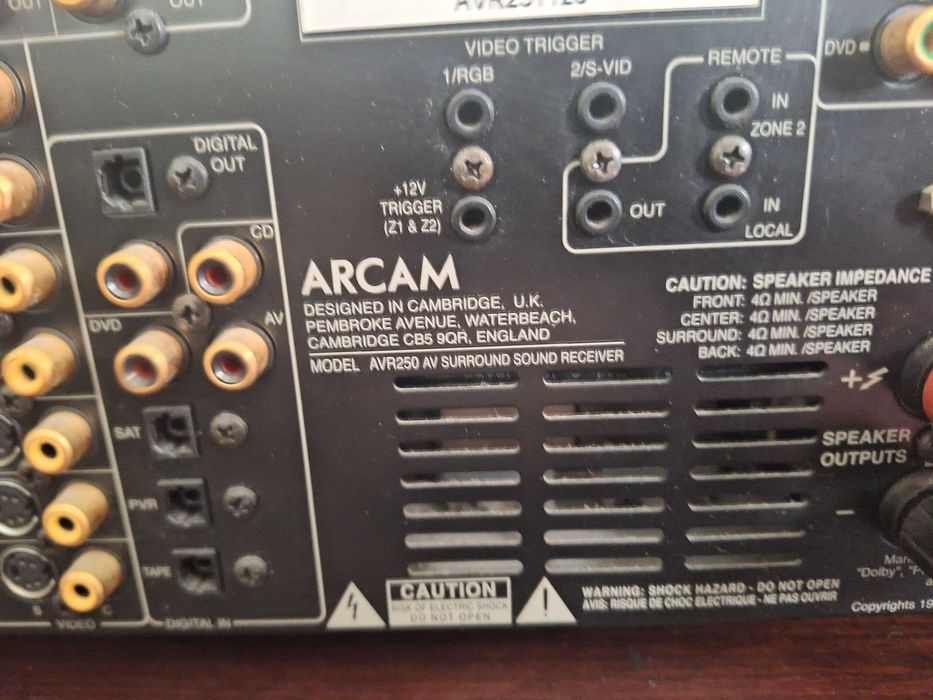 ARCAM Diva Amplifier with Manual64730008957186122
