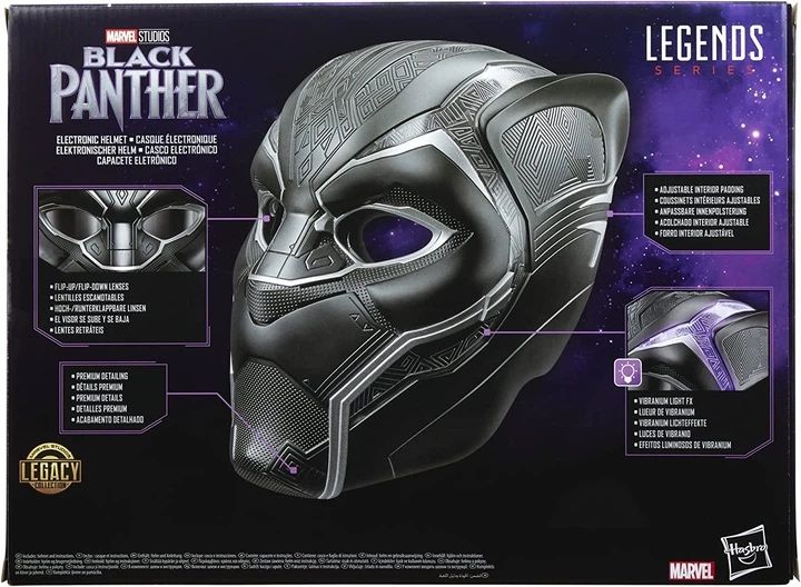 Електронний Шолом Чорної Пантери Legends Series Black Panther Hasbro