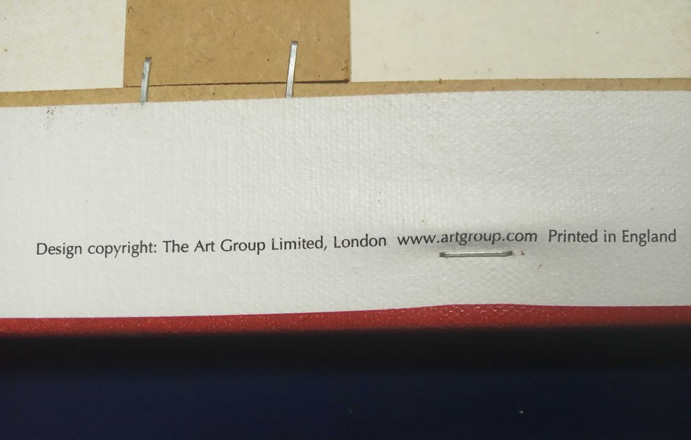 Tela Decorativa Obra David Briggs 140x56cm Abstrato