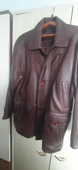 Чоловіча шкіряна куртка