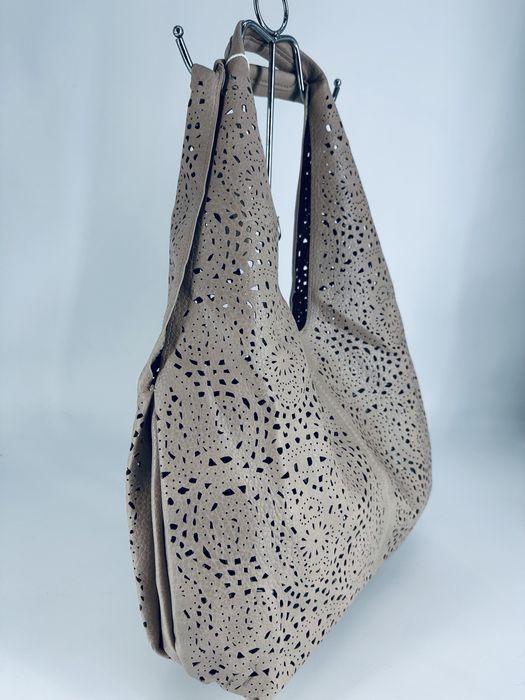 Nowa torebka ażurowa a4 worek