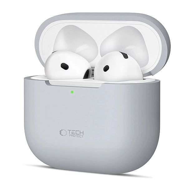 Tech-Protect Silicone Apple Airpods 4 Crayon Grey