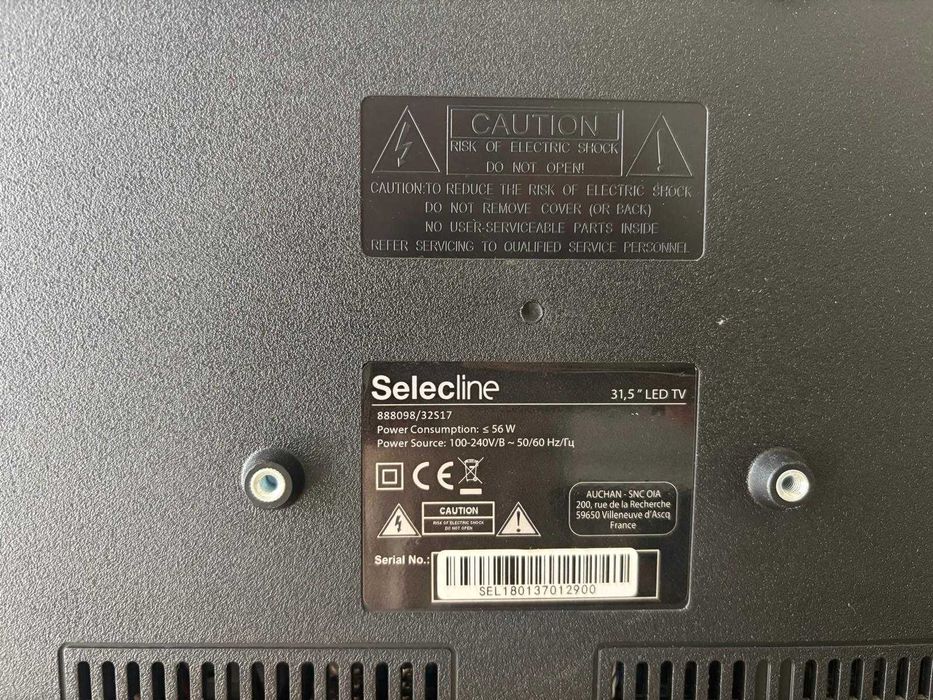 Televisão  LED Selecline 31.5" (82 cm) Excelente Estado
