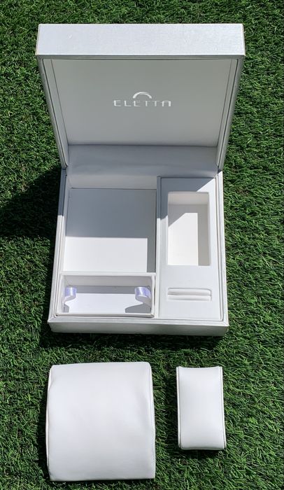 Estojo Eletta para relógio, braceletes, aros e anéis/ brincos