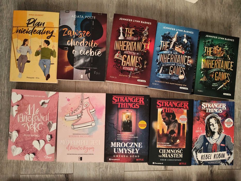 Książki Young Adult / romans / fantastyka (stan bardzo dobry!)