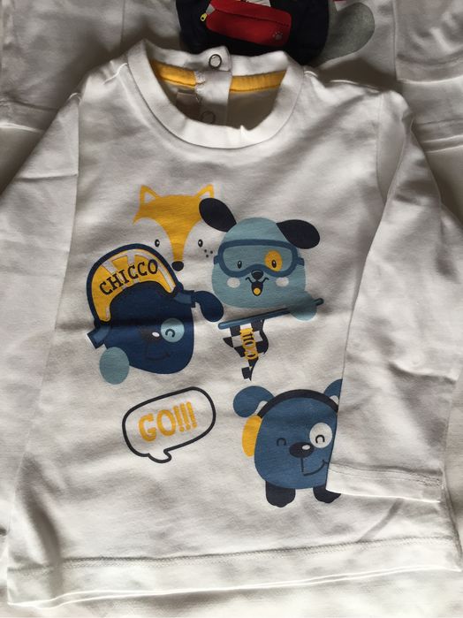 Conjunto de 3 camisolas novas da Chicco
