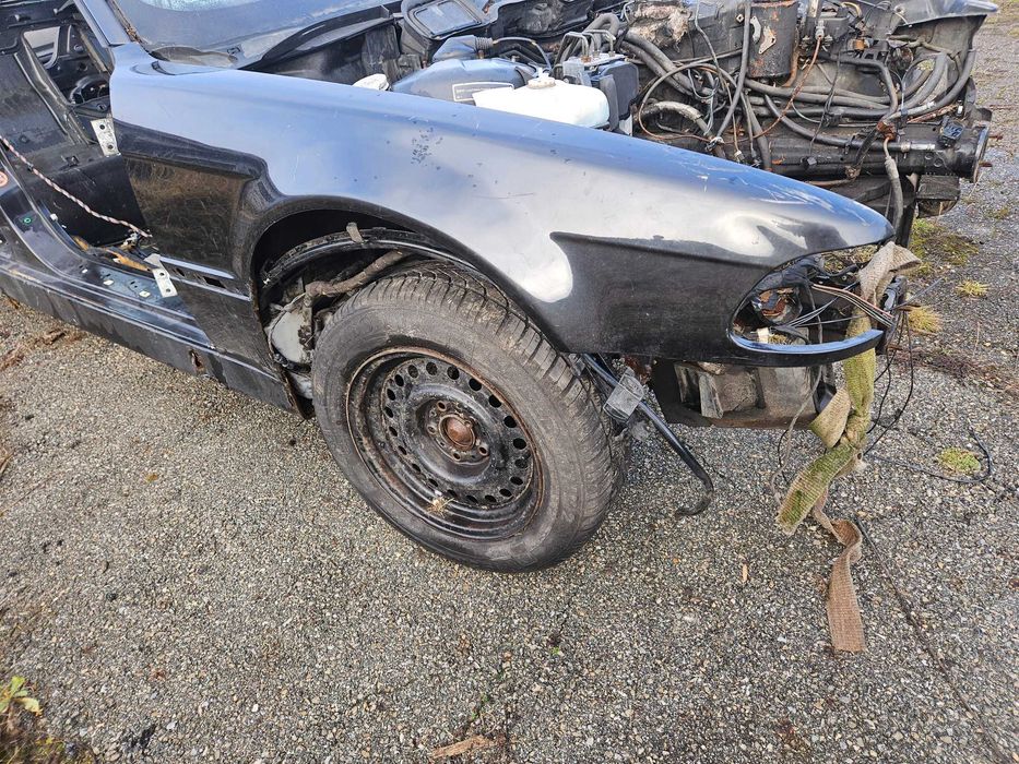 BMW E38 błotnik przed lift lewy prawy przód idealny arktis silber 309