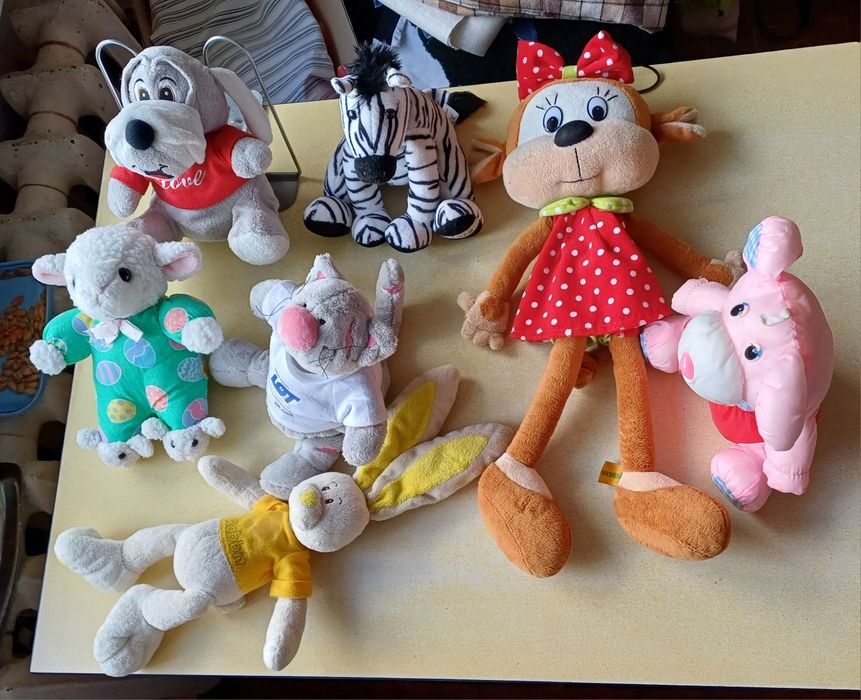 Мягкие игрушки  на руку кукольный  театр