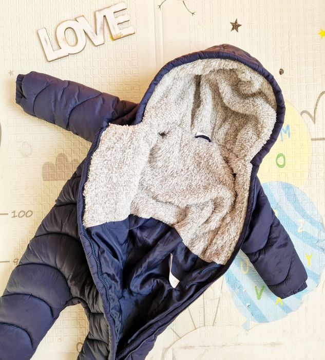 Зимовий комбінезон Fred&Flo хлопчик 9-12 м куртка парка