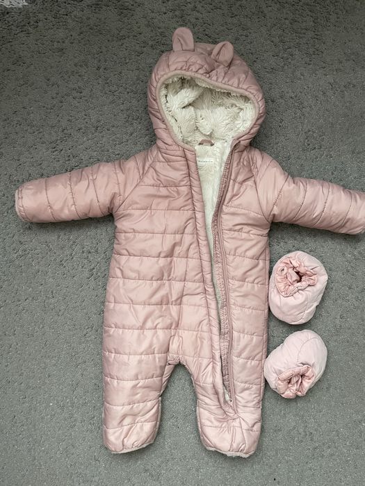 Зимовий комбінезон на дівчинку 62-68 розмір