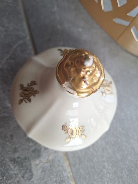 Środek stołu cukiernica mlecznik dzbanek Weimar porcelana potsdam