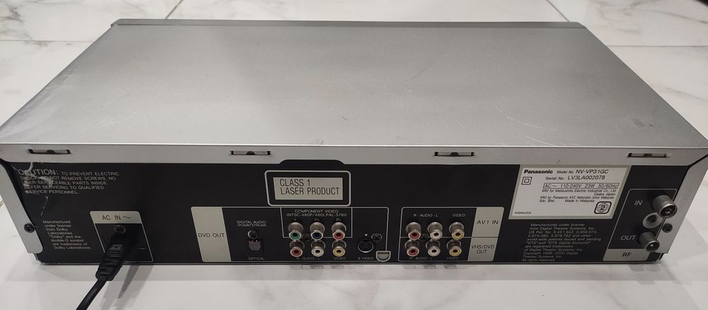 Продам Panasonic NV-VP31GC - DVD/VHS 6 Head Hi-Fi Stereo