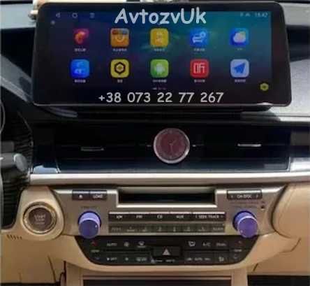 Дисплей LEXUS ES Лексус ЕС ES350 Магнитола мультимедия Android CarPlay