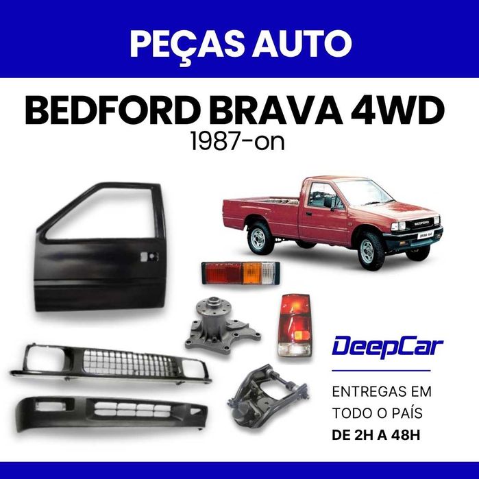 Para-choques Bedford Brava, faróis, grelha, farolins, amortecedores