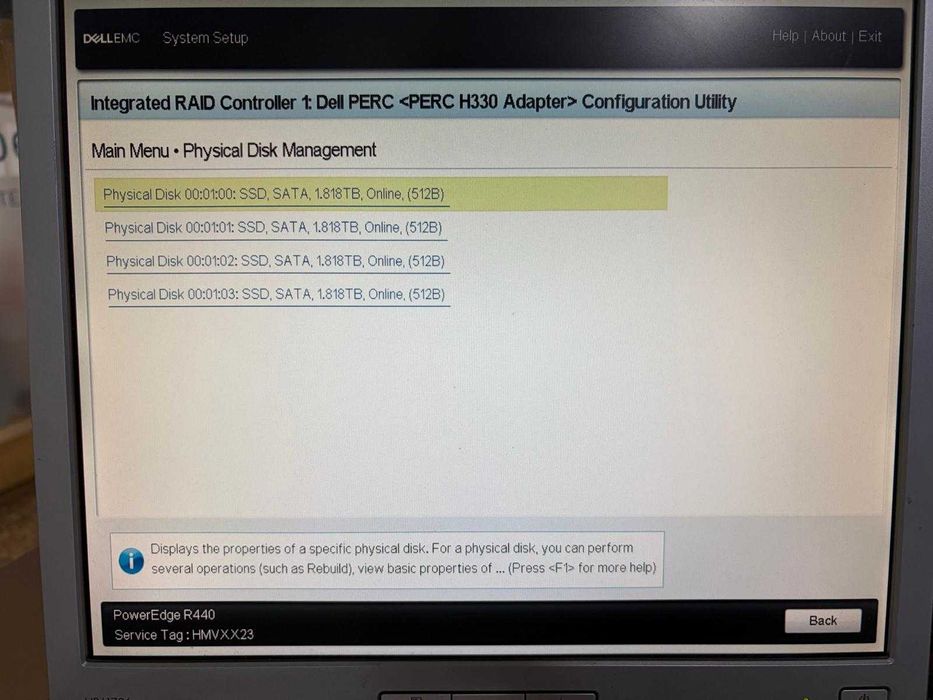 Servidor Dell PowerEdge R440 | Dual Xeon 16c/32t | 160GB RAM | 8TB SSD (4x 2TB)