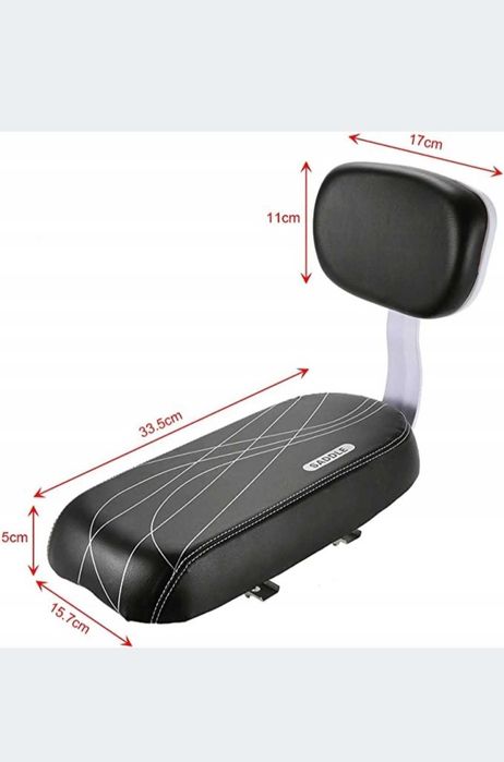 Siodełko oparcie fotelik rowerowy dla dziecka