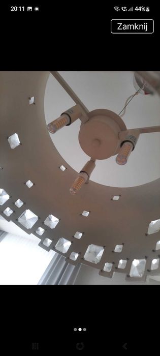 Lampa wisząca nad stół