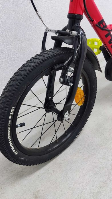 Bicicleta de criança 4-6 anos 900 alu racing 16 polegadas vermelha - btwin