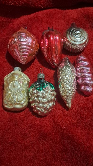 Новогодние ёлочные игрушки СССР.