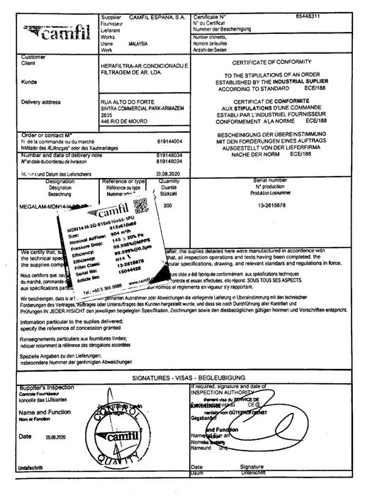 Câmara de fluxo laminar