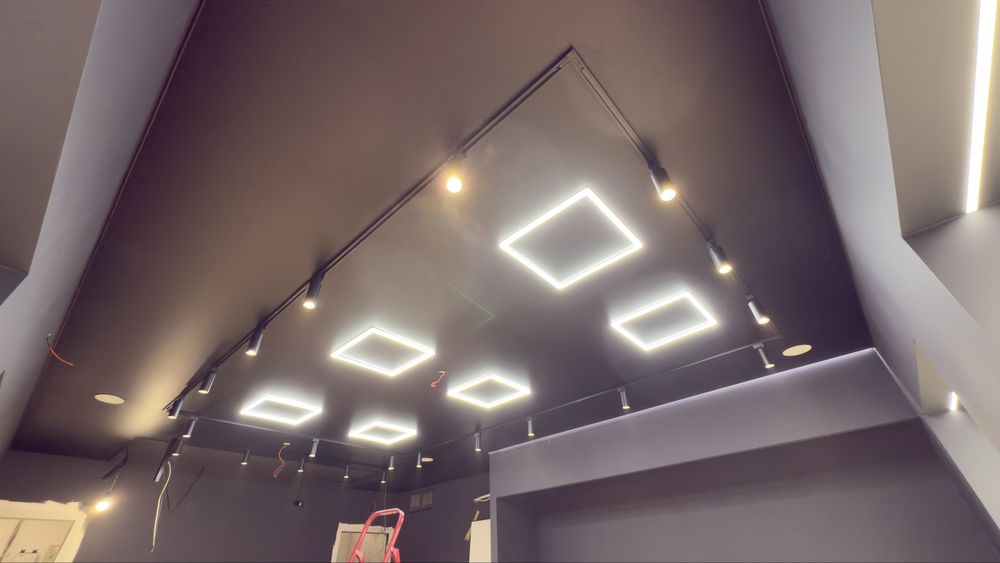 Натяжні стелі, натяжные потолки