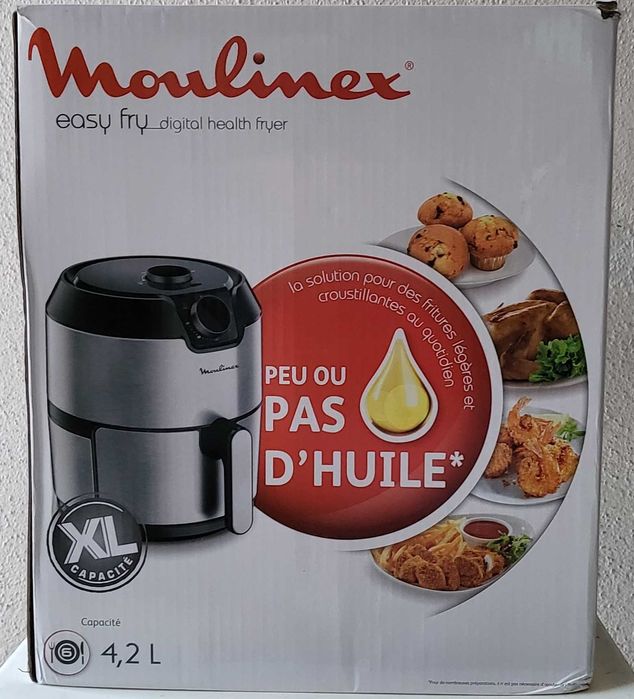 Fritadeira sem Óleo Air Fryer Moulinex EZ201D10 (4.2 L - Inox)