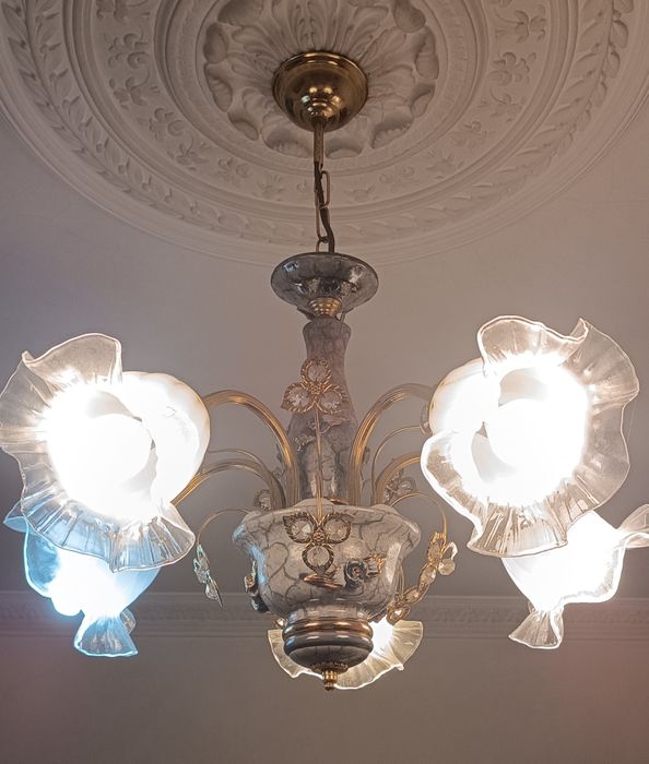 3 Candeeiros de teto quarto 5 lâmpadas