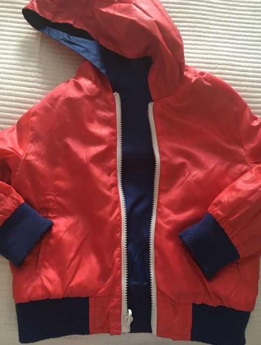 Lote de 5 sweats e 1 Parka reversível 2/3 anos