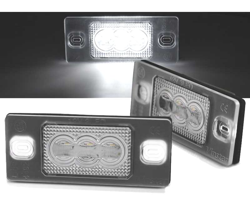 LUZES LED MATRÍCULA VOLKSWAGEN VW TIGUAN TOUAREG GOLF MK5 MK6 VARIANT PORSCHE CAYENNE CANBUS 00-13