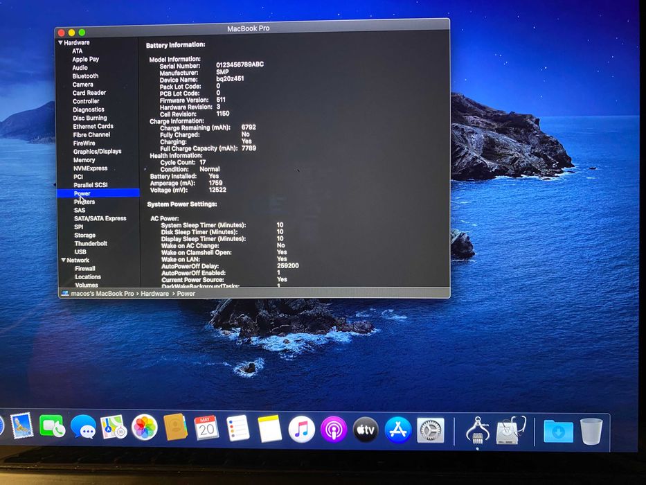 MacBook Pro 15'' A1398 Intel i7 2.4 GHz / 256GB SSD / 8 GB RAM