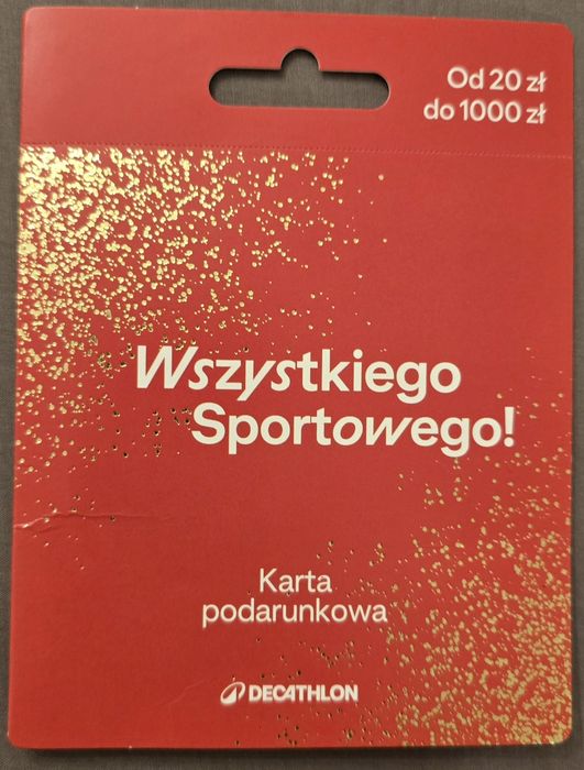 Karta podarunkowa Decathlon 1000zł