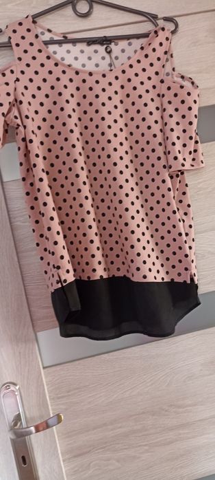 Bluzka nowa kropki S