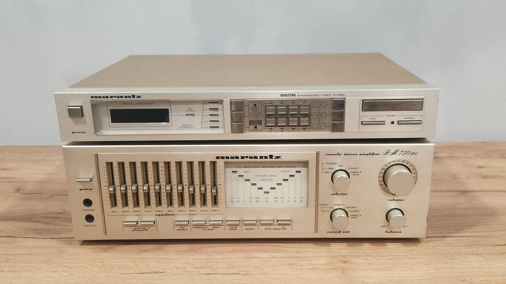 Marantz PM 750 DC + tuner ST 530L wzmacniacz stereo z EQ