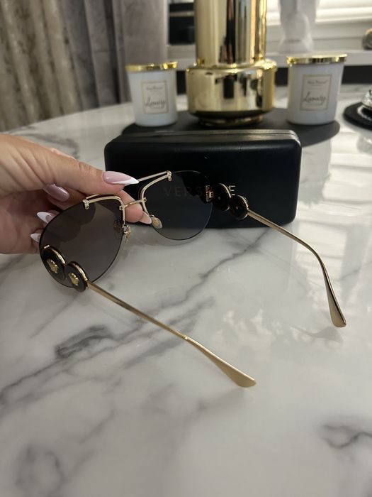 Okulary pilotki versace
