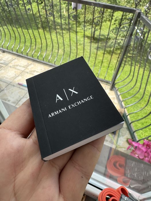Zegarek meski Armani Exchange oryginal z pudelkiem czarny