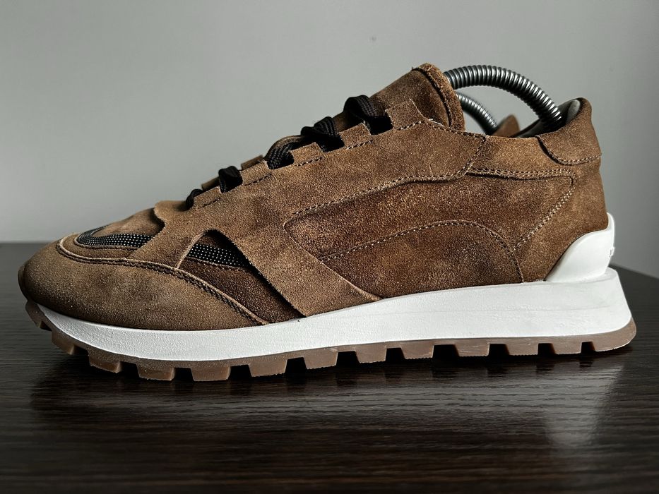 Кросівки BRUNELLO CUCINELLI Шкіра ориг Розмір 40 на 25.5-26 см