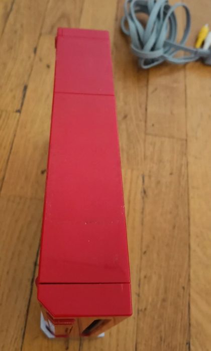 Conjunto nintendo wii vermelho
