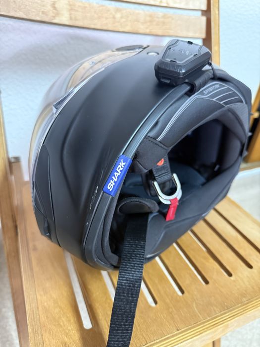 Capacete Shark Spartan + Cardo Freecom 1+