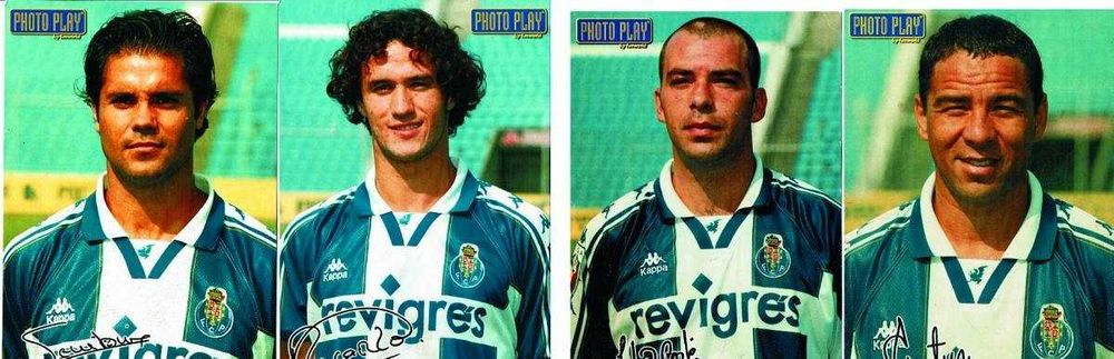 Futebol Clube do Porto - 19 postais dos jogadores 1999