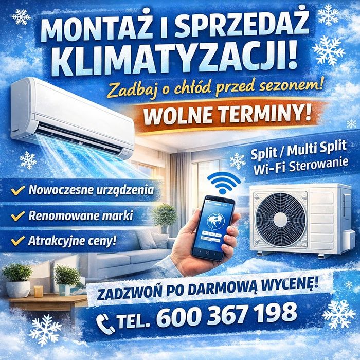 Montaż i sprzedaż klimatyzacji – przygotuj się przed sezonem!