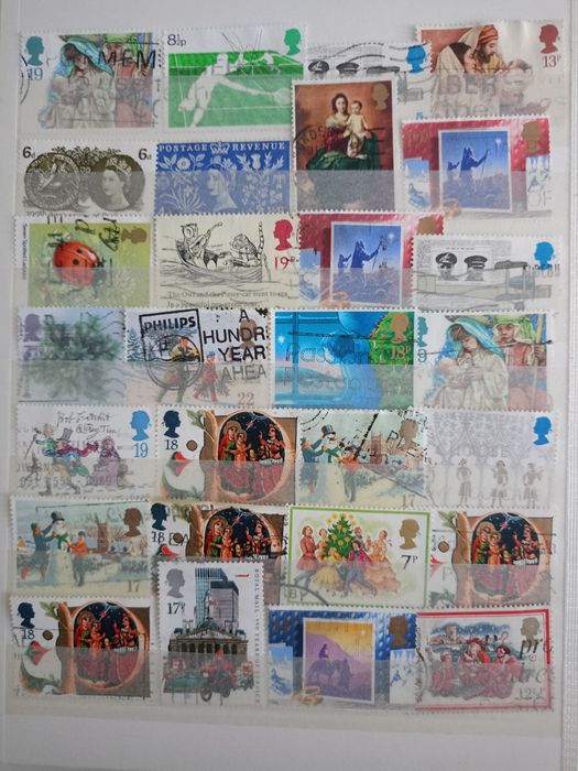 Pocztowe znaczki. Brytania