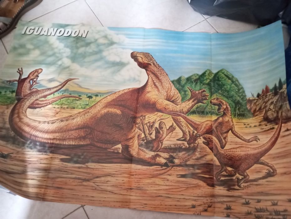 Descobre os gigantes 6 revistas de Dinoussaros +poster grande