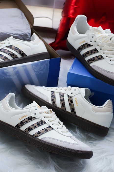 Кросівки Adidas Samba світлі / Кеди Adidas Samba