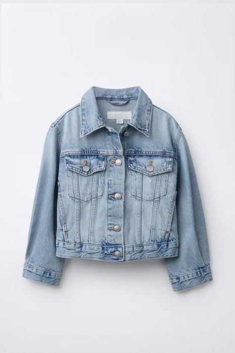 Джинсова куртка Zara 110 см 4-5 р 2 пари джинсів Zara 110 кепка h&m