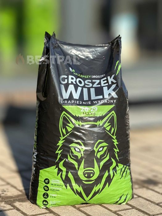 Groszek WILK 27 MJ/kg świetna jakość workowany