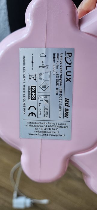 Lampka nocna misio