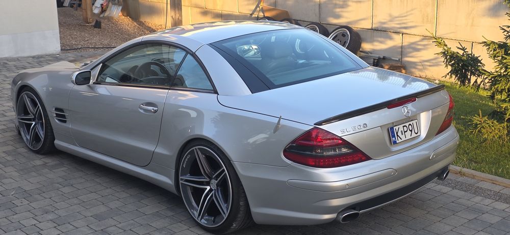 Mercedes r230 SL500 zamiana za r107
