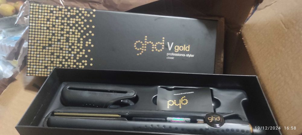 Prancha ghd novas em caixa