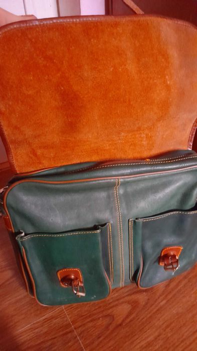 шкіряна сумка -портфель від Henry