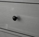 IKEA HEMNES Komoda, 6 szuflad, szara bejca 108x131